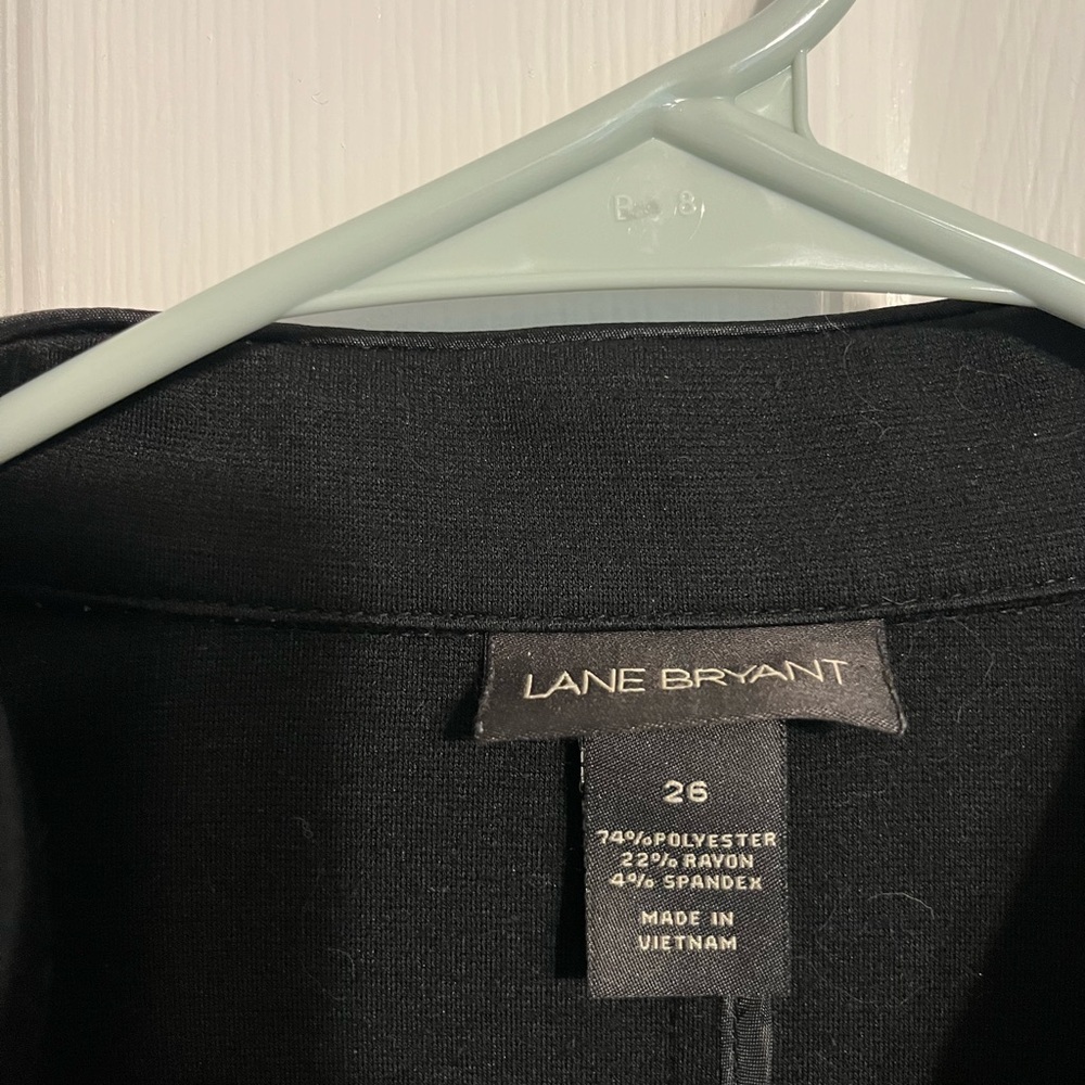 Lane Bryant Black Military Style Blazer Sz 26 - Picture 5 of 9